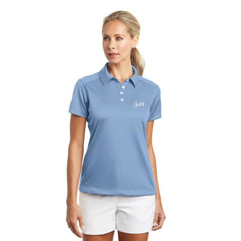 KJZZ Ladies Golf Dri-FIT Pebble Texture Polo